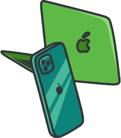 Macbook, iPhone