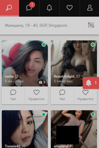 ТОP Geo on Dating Smartlink: Italy, Singapore, Poland