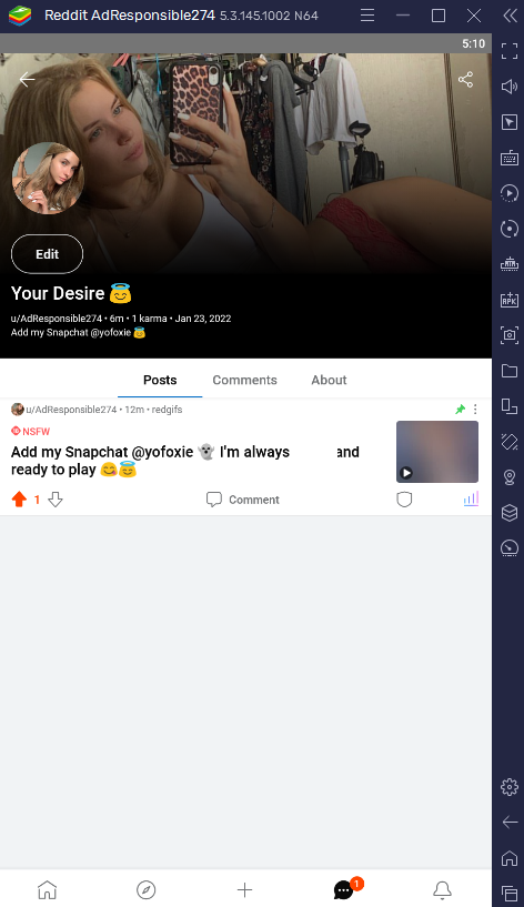 0 на Дейтинг Смартлинке с Reddit форума и Snapchat