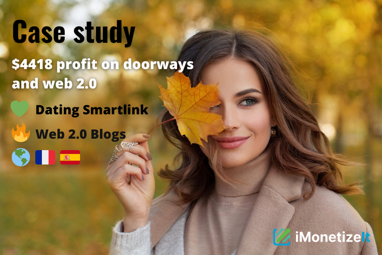 How to make money on doorways web2.0 with Dating Smartlink?
