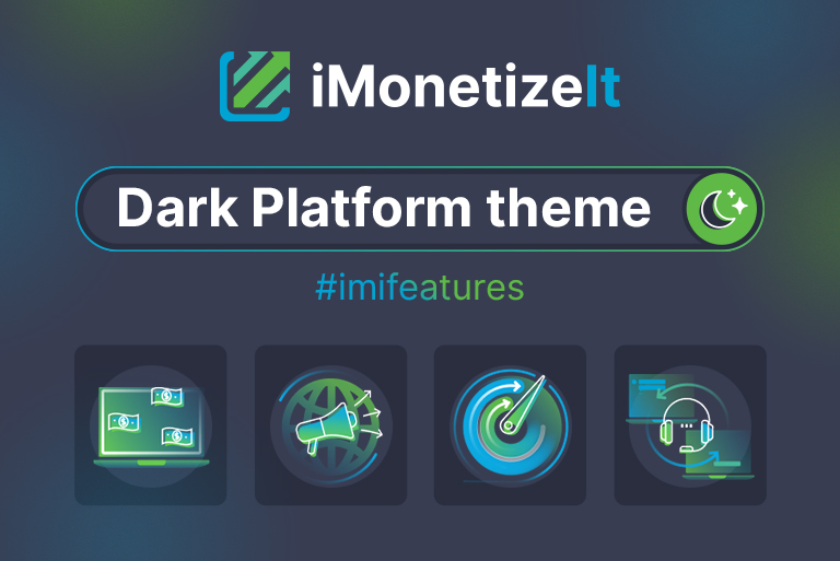 Dark Platform theme iMonetizeIt