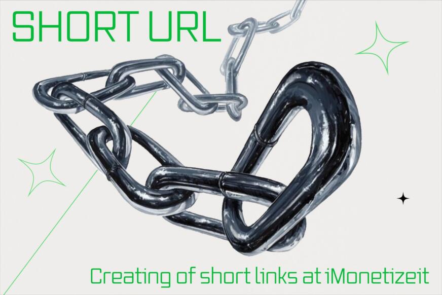 creating of short links at iMonitizeit