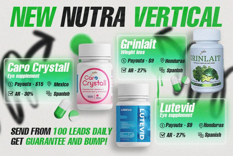 New Nutra offers – get the guarantee and bump