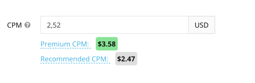 CPM premium
